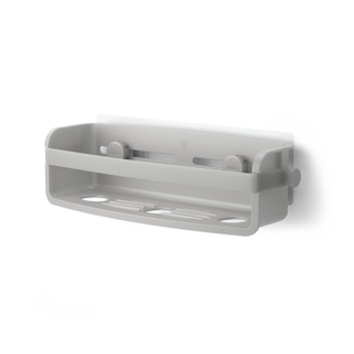 Umbra Flex douchemand - 33x12x9cm - zelfklevend -ABS Grijs