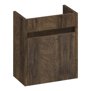 BRAUER Adore fonteinonderkast - 40x45x22cm - met 1 deur greeploos linksdraaiend Grove