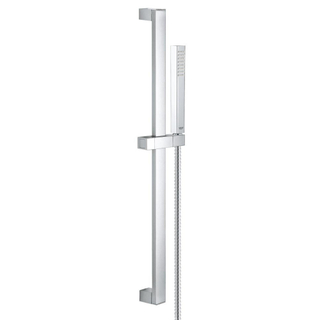 GROHE Euphoria Cube Ensemble de douche glissante - 60cm - douchette à main - 1 type de jet - flexible de douche en métal - chrome