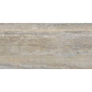 Marazzi mystone travertino carreau de sol et de mur 30x60cm 10mm rectifié grès cérame argenté