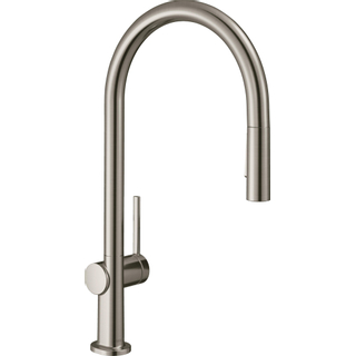 Hansgrohe Talis 1 gr cuisine mkr 210 avec poing coulissant look acier inoxydable