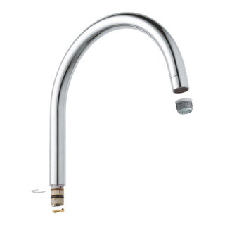 GROHE Eurosmart Bec déverseur pour robinet de cuisine chrome