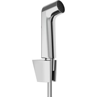 Hansgrohe Bidet douchette 1 jet EcoSmart avec porte-douche Porter S et flexible de douche 125 cm chrome