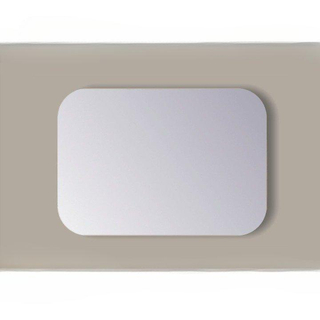 Sanicare q-mirrors miroir carré en verre 60x60x2,5cm