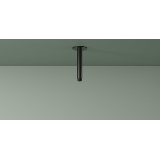 Hotbath Ace Bras de douche plafond - 15cm - rond - Noir mat PVD