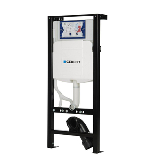 Plieger Lima Toiletset - UP320 inbouwreservoir - wandcloset - randloos - zitting - softclose - witte bedieningsplaat - ronde knoppen - wit