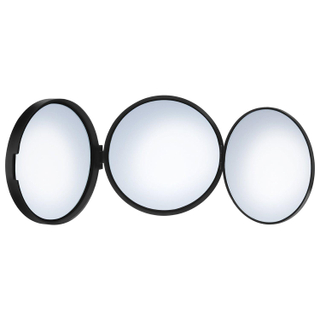 Smedbo Outline Lite Miroir grossissant - 10x10cm - ABS Noir mat