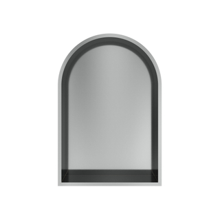 Hotbath &MORE Boîte encastrable ou niche encastrée Modèle arche 30x45x10cm Acier inoxydable 316