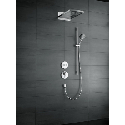 Hansgrohe Raindance select s 120 glijstangset ecosmart comfort 90 cm. chr-wit