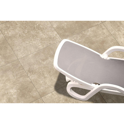 Terravito Davano carreau mural et de sol - 30x60cm - Rectangulaire - 9mm - rectifié - aspect béton - Loft taupe