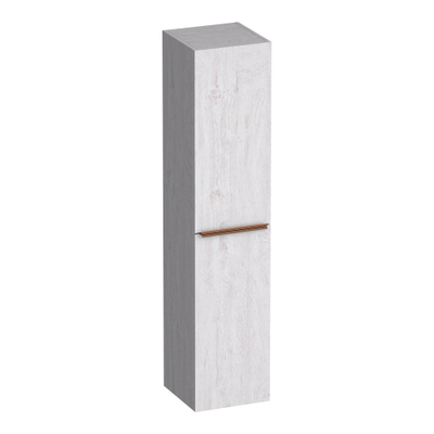 BRAUER Elevate badkamerkast - 160x35x35cm - excl. opleggrepen - 2 deuren - links- of rechtsdraaiend - Forest Seashell