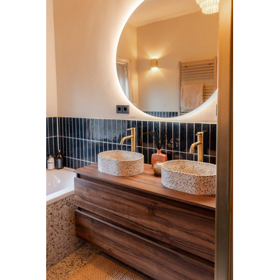 Saniclass Tops Plan de travail - 120x1.5x46cm - MFC - noyer (bois)