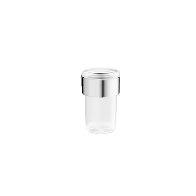 Crosswater Velo Bekerhouder - 11x8.4x6.9cm - met beker - chroom