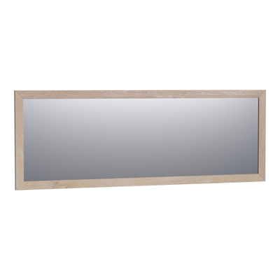 BRAUER Citrine miroir - 200x70cm - rectangulaire - lamelles chêne blanc cadre