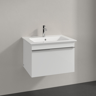 Villeroy & Boch venticello Meuble sous lavabo 60.3x50.2x42cm blanc avec 1 tiroir brillant