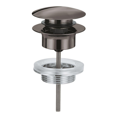 GROHE garniture de vidage push-open hard graphite