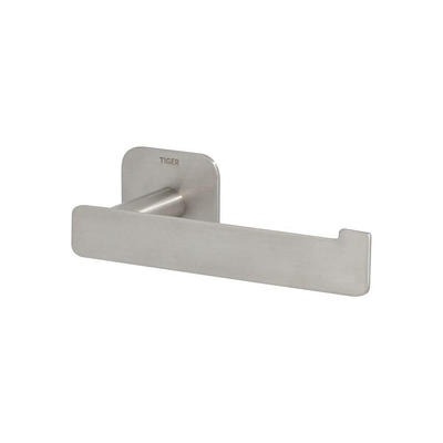 Tiger Colar Porte-rouleau de papier toilette rectangulaire Acier inoxydable brossé 16x5x6.9cm