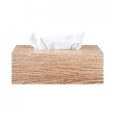Blomus WILO Tissue Box - hoogte 14,5cm xbreedte 14cm - Hout