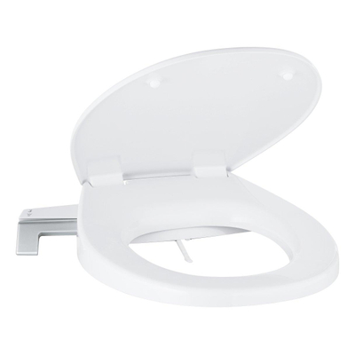 GROHE siège de toilette pour douche en céramique bau avec couvercle blanc