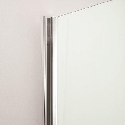 Crosswater Kai porte de douche pivotante - 80x190cm - avec verre de sécurité 6mm - clair aluminium argenté