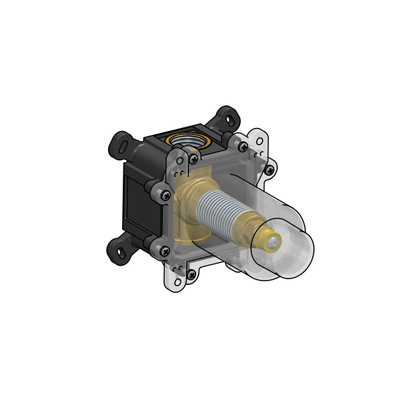 Hotbath Cobber inbouwdeel stopkraan 068 - zwart