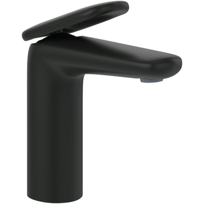 Villeroy & Boch Antao 1 greeps wastafelkraan - 140mm - met push open afvoergarnituur - mat zwart