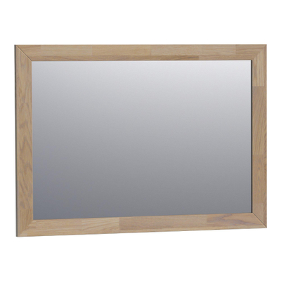 BRAUER natural wood Spiegel - 100x70cm - zonder verlichting - rechthoek - grey oak