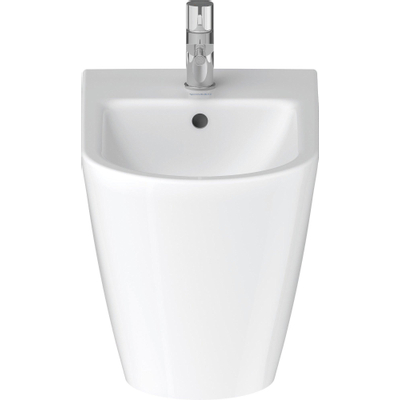 Robinet baignoire sur pied Hansgrohe Vivenis avec ensemble de douchette blanc mat