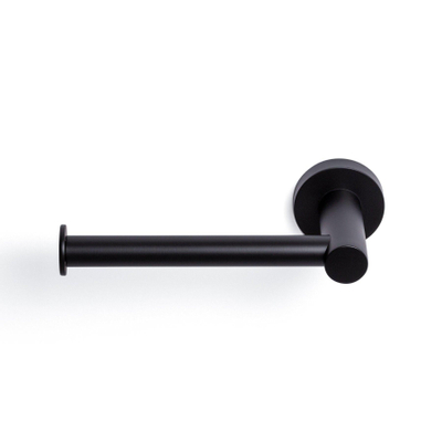 Ozean Eternal Toiletrolhouder - zonder klep - rond - mat zwart