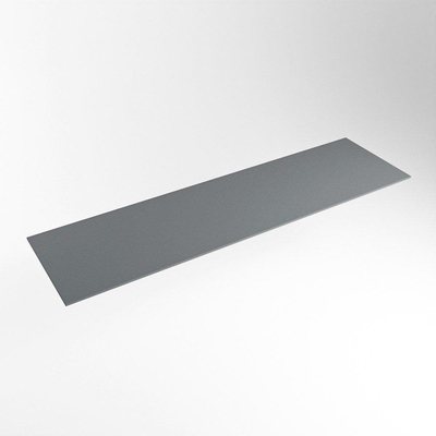 Mondiaz TOP 23 Plan sous vasque - 150x23.5x0.9cm - compatible comme plan de meuble - solid surface - Plata