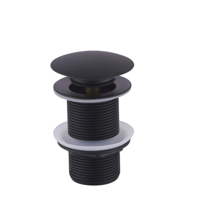 Wiesbaden UniMatch bonde clic bouchon de vidage prolongé 5/4" mat noir