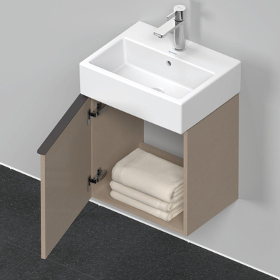 Duravit D-neo Meuble sous vasque 43.4x32.2x44cm 1 porte Lin mat