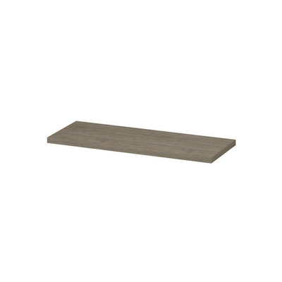 INK Topdeck Wastafelblad - 120x45x3.5cm - tbv onderkast - MFC - Greige eiken