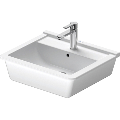Duravit Starck 3 Philippe Starck - 3 opbouwwastafel - 56x46cm - wit