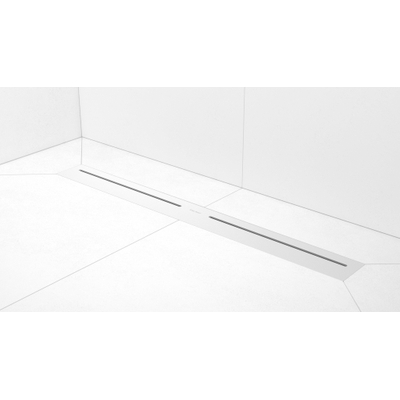 Easy Drain Pureflow Caniveau de douche - 120cm - dryphon - blanc mat