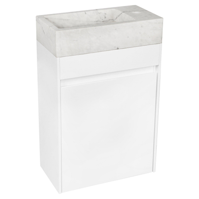 Differnz Hurra Meuble lave-mains - 39,5x52x21,5cm - blanc