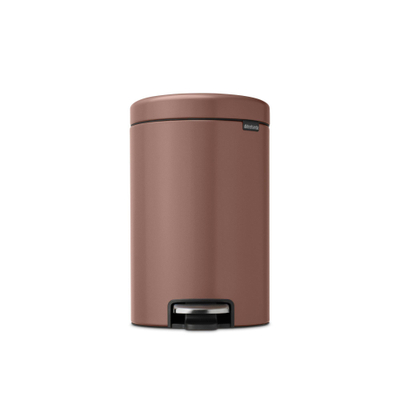 Brabantia NewIcon Pedaalemmer - 12 liter - kunststof binnenemmer - satin taupe TWEEDEKANS