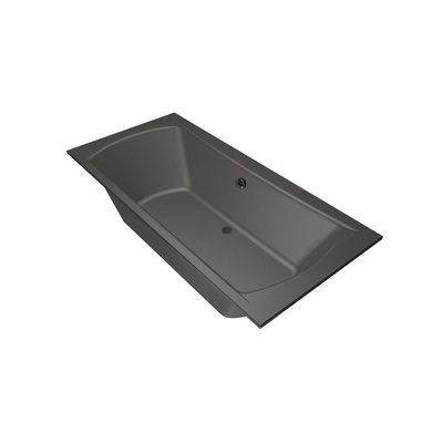 Xenz Robijn Baignoire duo - 190x90x48 - bonde Central - acrylique - anthracite