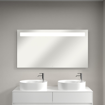 Villeroy & Boch More To See Miroir avec éclairage LED intégré horizontal 140x75x4.7cm diminuer à 3 étapes