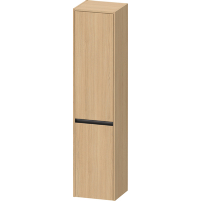Duravit Ketho.2 Armoire haute 40x36x176cm 2 Portes à gauche Panneau de particules Chêne naturel Mat