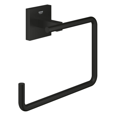 GROHE Start Cube handdoekring - 18.8cm - vierkant - mat zwart