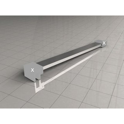 Wiesbaden barre de stabilisation détachable 120cm chrome