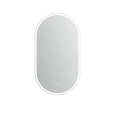 Arcqua Oval spiegel - 50x90cm - ovaal - met led verlichting - met verwarming
