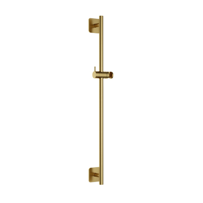 Hotbath Gal Verstelbare glijstang - 100 cm - PVD - geborsteld messing (goud)