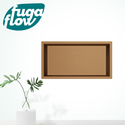 FugaFlow Eccelente Acces Inbouwnis - 30x60x7cm - Geborsteld koper