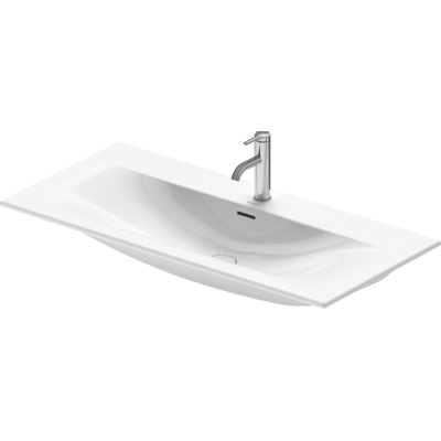 Duravit Viu Meubelwastafel - 103x49cm - met kraangat - met overloop - wit