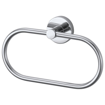 Haceka Kosmos Handdoekring - ovaal - chroom