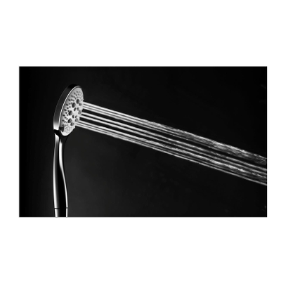 Hotbath Mate douchette à main avec 3 jets 23cm Ø10cm ABS plastique chrome