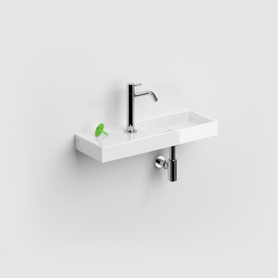 Clou Mini Wash Me lave-mains 56x19cm trou de robinet à gauche Céramique Blanc