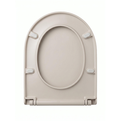 QeramiQ Dely Plus zitting - softclose - quickrelease - slim - linnen